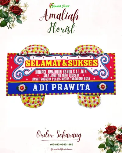 Karangan Bunga Ucapan Selamat di Rajawetan